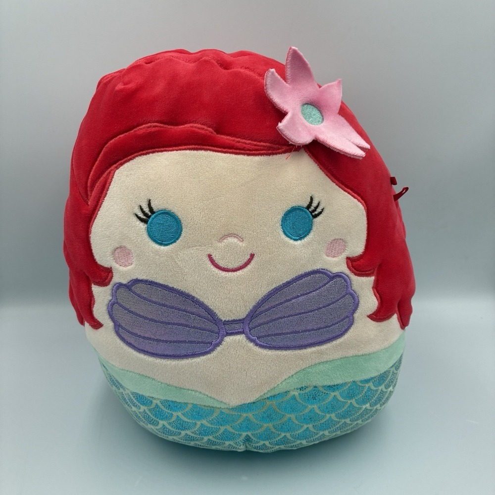 Ariel Squishmallow Disney Princess Plush Little Mermaid‎ Plush Stuffed